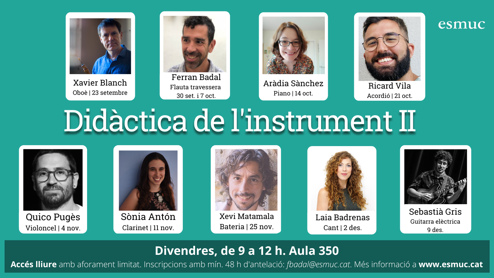 Didactica Instrument 2 Esmuc 2022