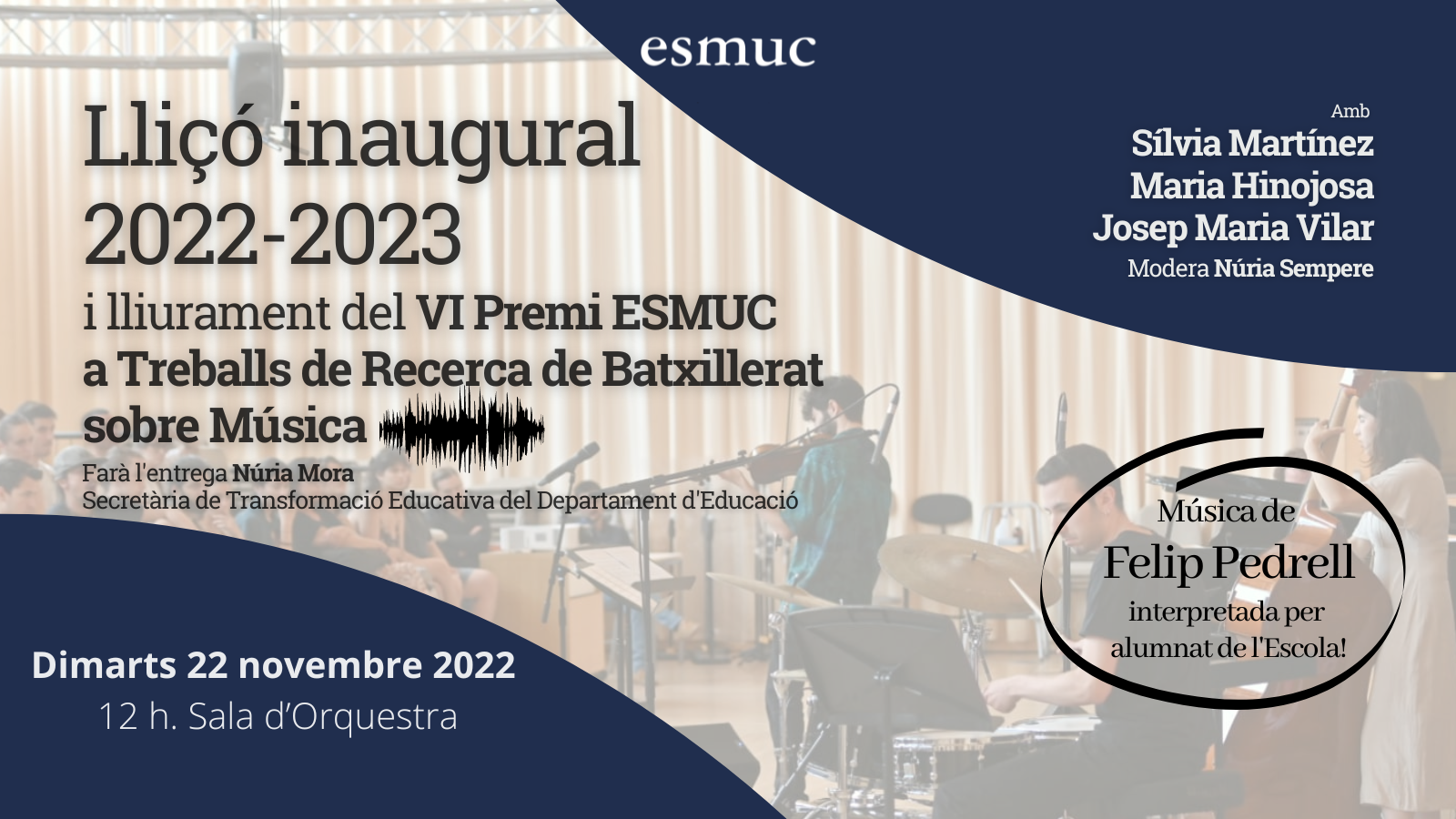 Acte inaugural ESMUC 2022-2023