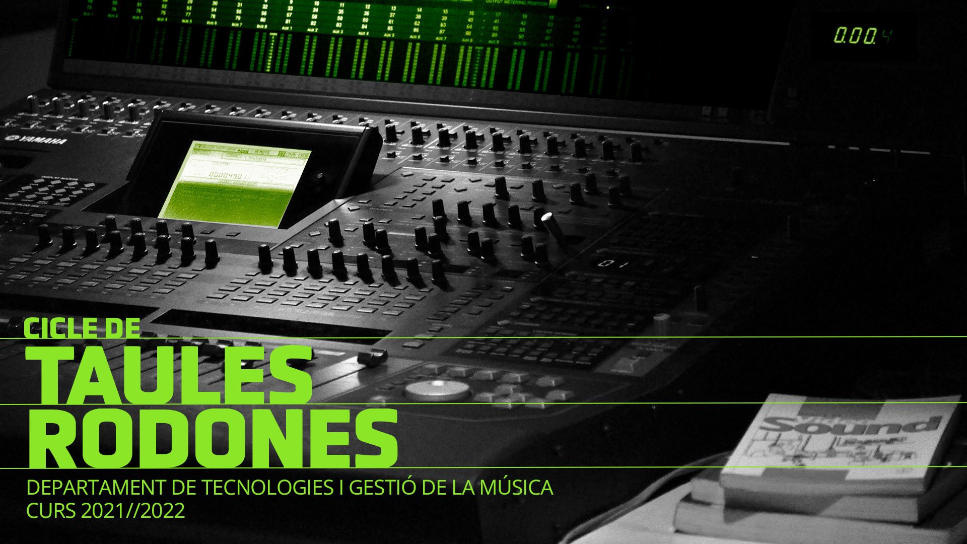 Cicle Taules Rodones de Tecnologies i Gestió de la Música curs 2021-2022