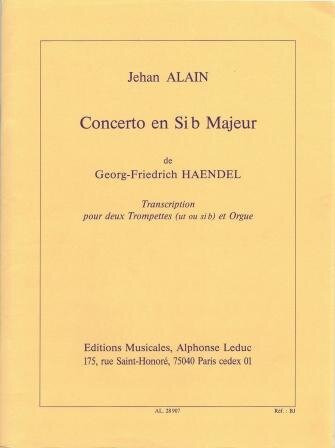 Concerto En Sib Majeur Haendel