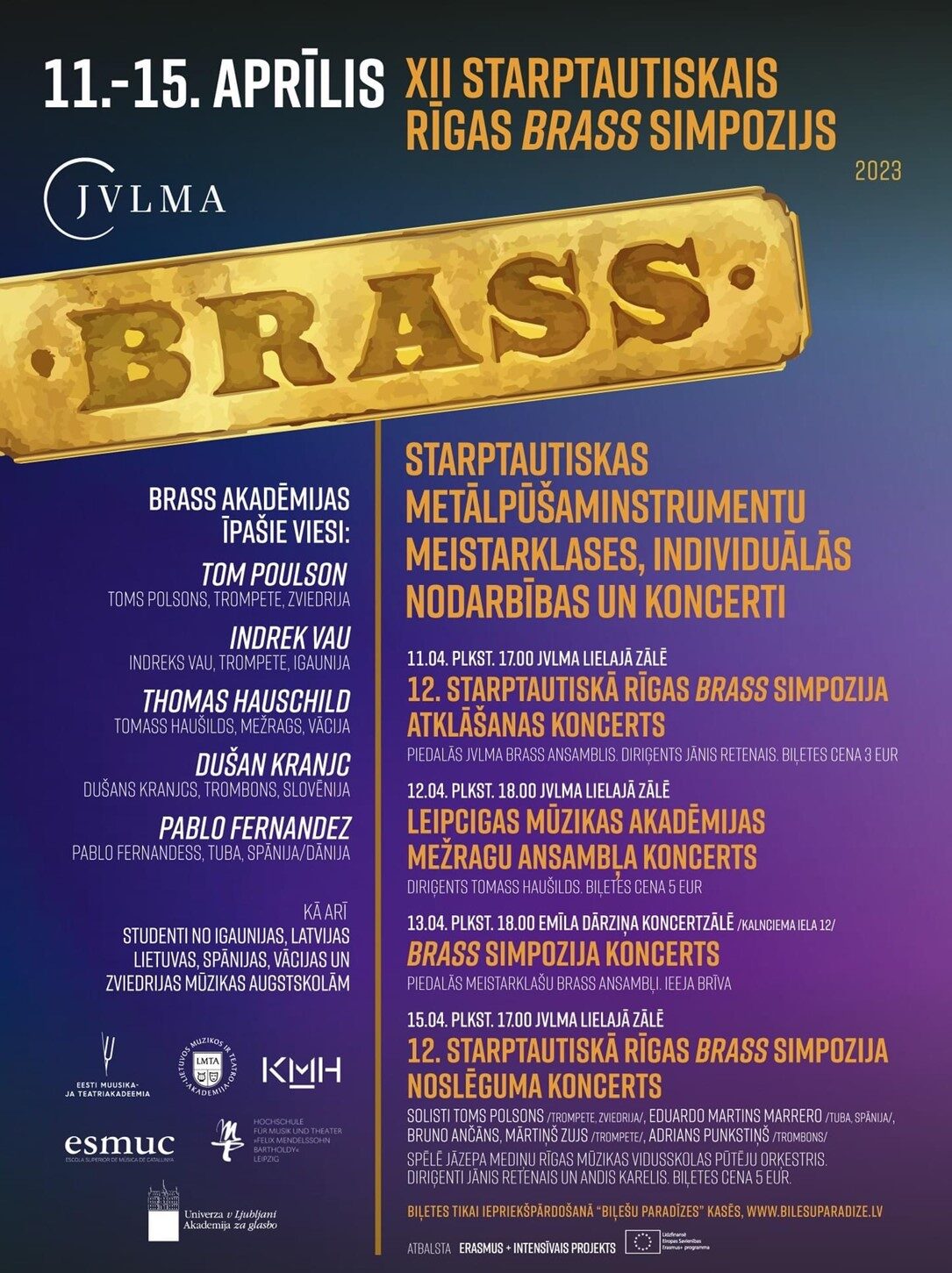 Programa Riga Brass Symposium