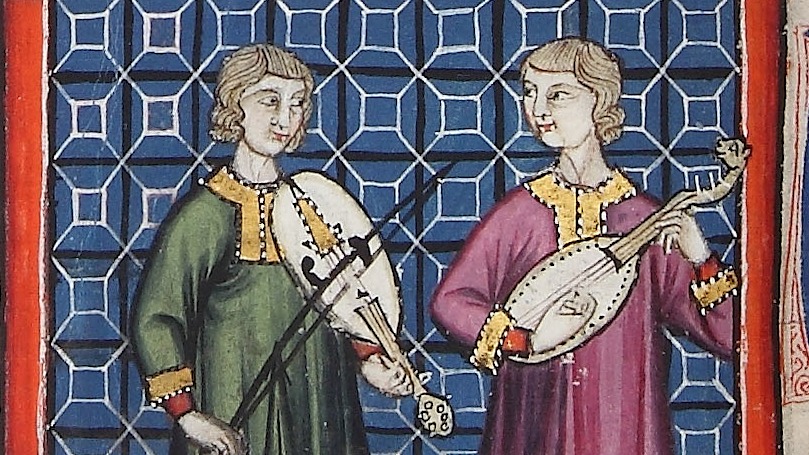 Vihuela De Arco Y Vihuela De Péñola En Las Cantigas Royal Library Of The Monastery Of El Escorial (rbme) (1)
