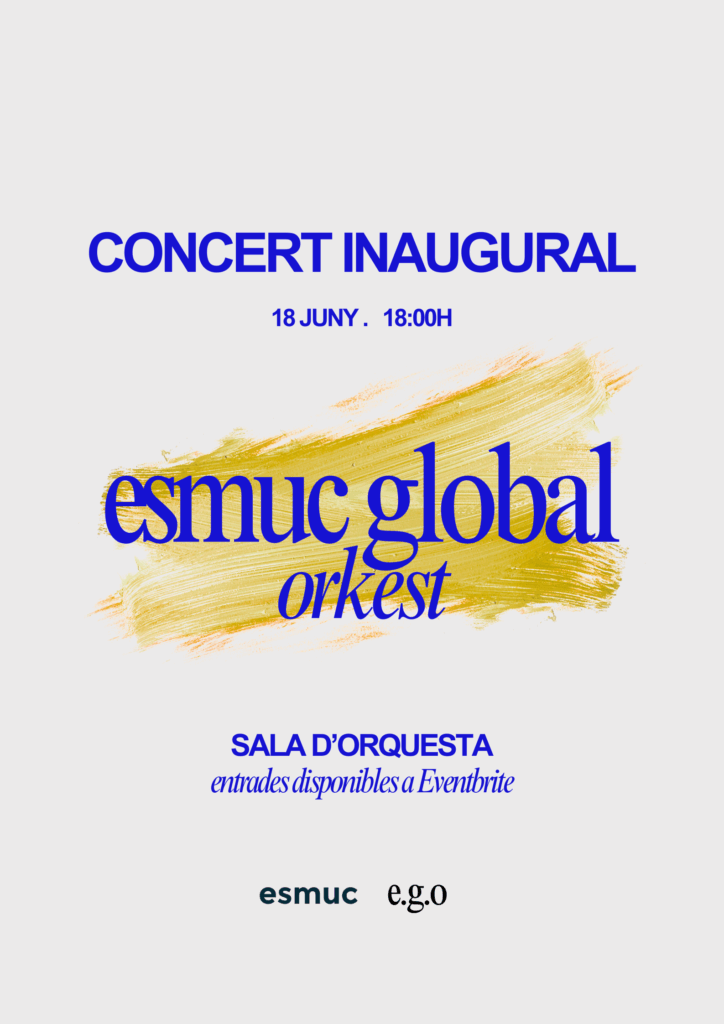 Cartell ESMUC Global Orkest