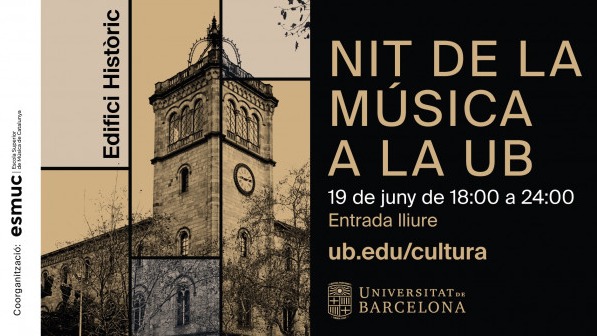 Cartell de la Nit de la Musica UB