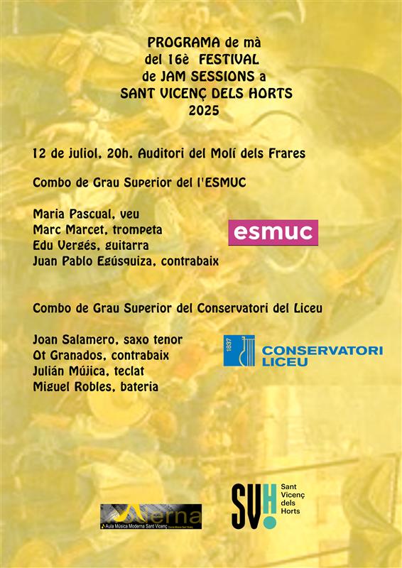 Programa Svh Esmuc 12 Juliol