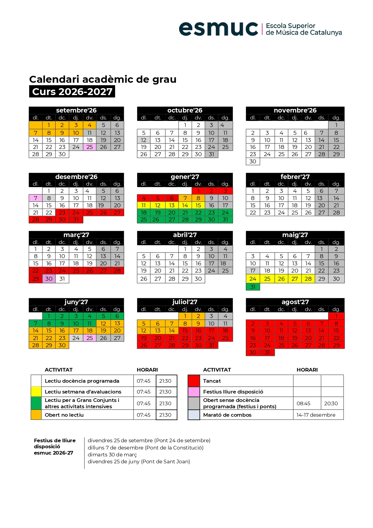 Calendari26 27 Web