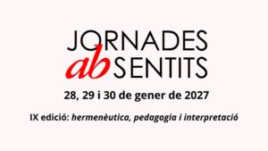 Jornades Ab Sentits Jornades Ab Sentits